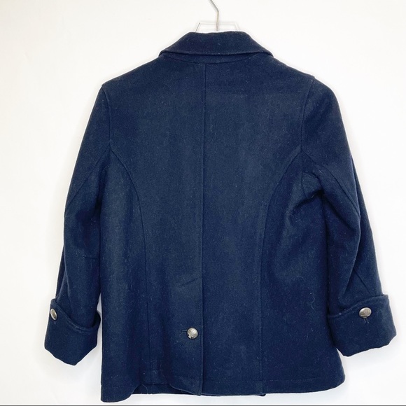 Cartonnier Blue Double Breasted Coat (4) - Picture 3 of 10